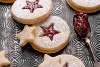 Raspberry Jam Linzer Shortbread Cookies: Classic Sandwich Recipe