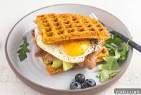 Sweet Potato Waffle Breakfast Sandwich Recipe for Busy Mornings