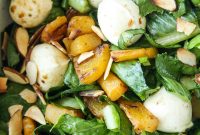 Caramelized Pumpkin Salad with Maple Dressing and Toasted Seeds