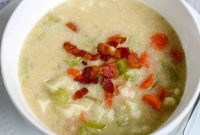 Low-Carb Bacon and Cauliflower Chowder Recipe