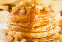 Caramel Apple Pancake Recipe | Fluffy Fall Breakfast Idea