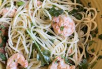 Summer Grilled Shrimp Pasta with Lemon Garlic Sauce
