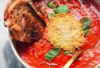 Roasted Tomato and Red Pepper Soup — Freezer-Friendly Recipe