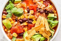 Chicken Tortilla Soup Recipe with Crock Pot and Instant Pot Options