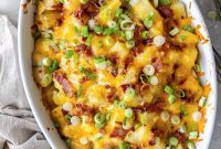 Creamy Twice-Baked Potato Casserole Recipe for Family Meals