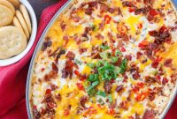Creamy Bacon Cheese Dip: Savory Warm Party Appetizer