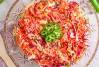 Zesty Lime Vinaigrette Coleslaw (No Mayo)