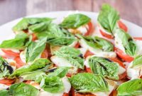 Classic Caprese Salad Recipe with Fresh Tomatoes and Basil