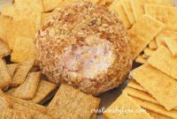 Ranch and Ham Cheese Ball Recipe for Parties and Appetizers