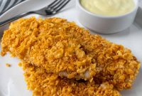 Crispy Baked Cornflake Chicken Tenders Recipe