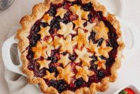 Strawberry and Blueberry Summer Pie Recipe: Fresh Berry Tart