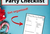 Printable Party Planning Checklist Template for Stress-Free Events