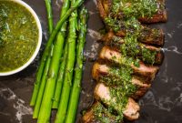 Sizzling Steak with Fresh Chimichurri Sauce Recipe