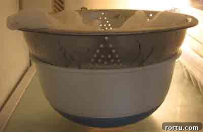 Refrigerate yogurt to drain it for greek recipes.