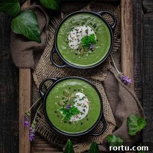 Broccoli and Spinach Soup