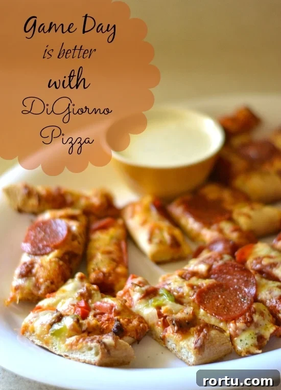 game day recipe, game day is better with DiGiorno, Game Day Pizza, Easy Game Day Recipes