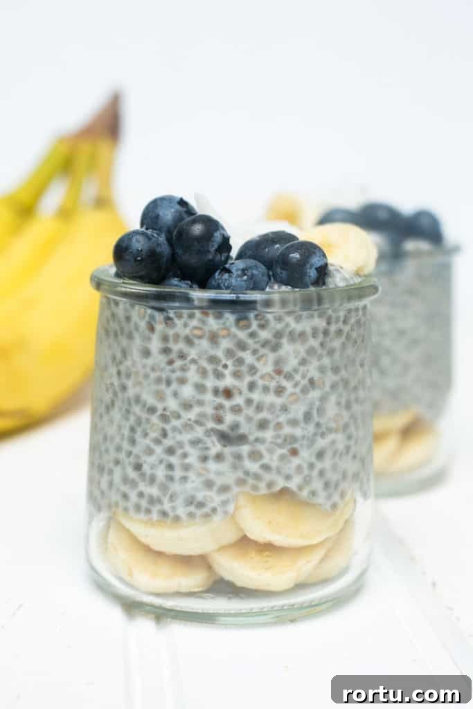 This basic chia seed pudding takes 60 seconds to prep and is the perfect base for all of your favorite toppings! Chia pudding in a jar