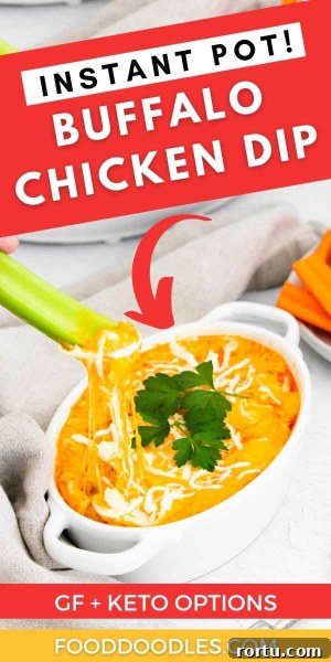 Instant Pot Buffalo Chicken Dip Recipe — Creamy, Spicy Party Dip 7 Instant Pot Buffalo Chicken Dip