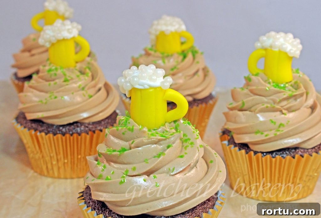 Vegan Bailey's Irish Cream Cupcakes