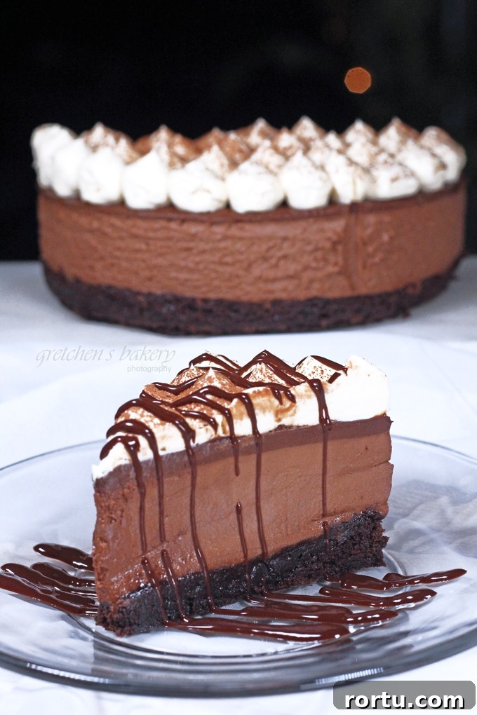 Irish Cream Mousse Cake