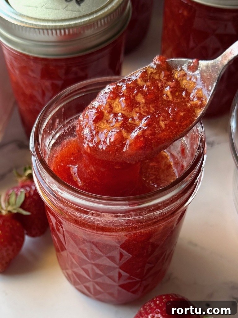 Mom-Inspired Strawberry Freezer Jam (Without Canning)