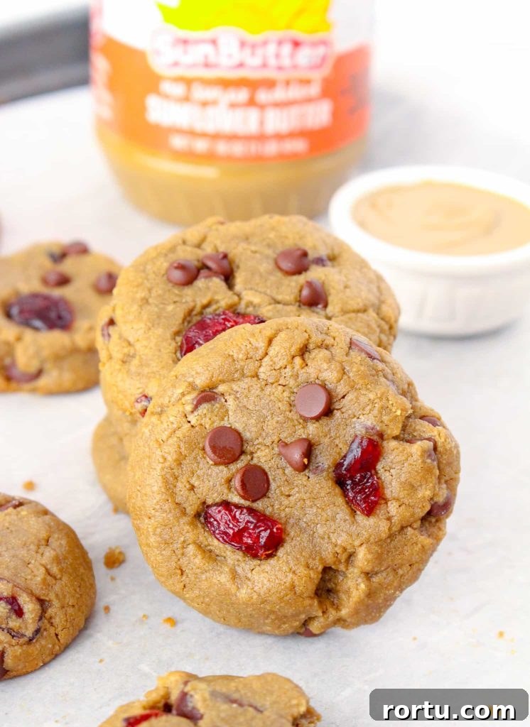 Flourless SunButter Cookies