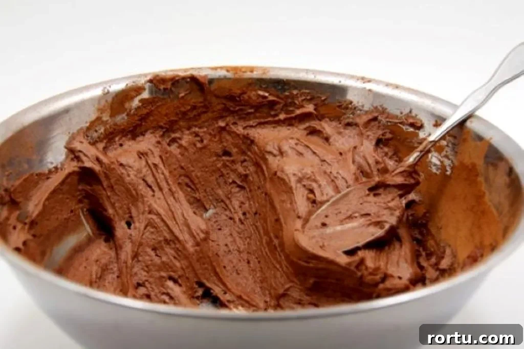 chocolate frosting