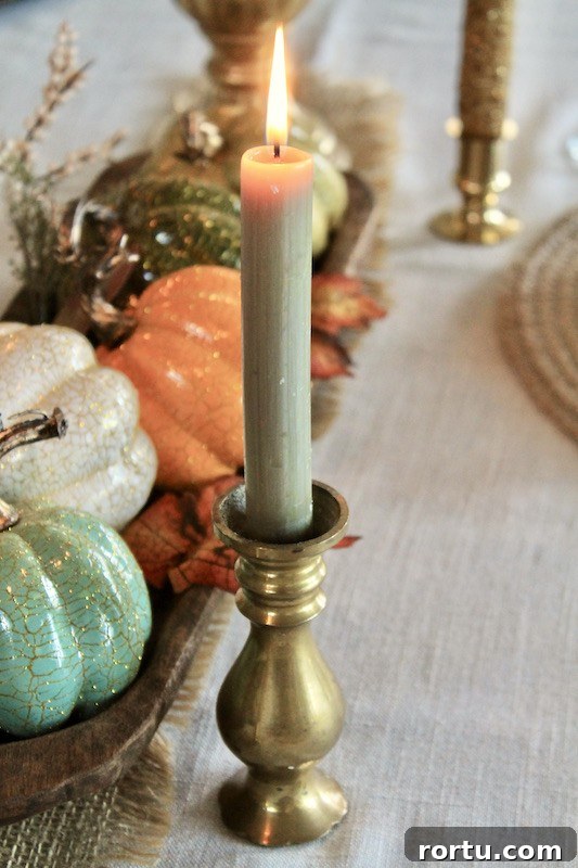 fall pumpkin dough bowl decor ideas