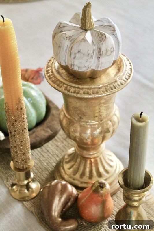 fall pumpkin dough bowl decor ideas