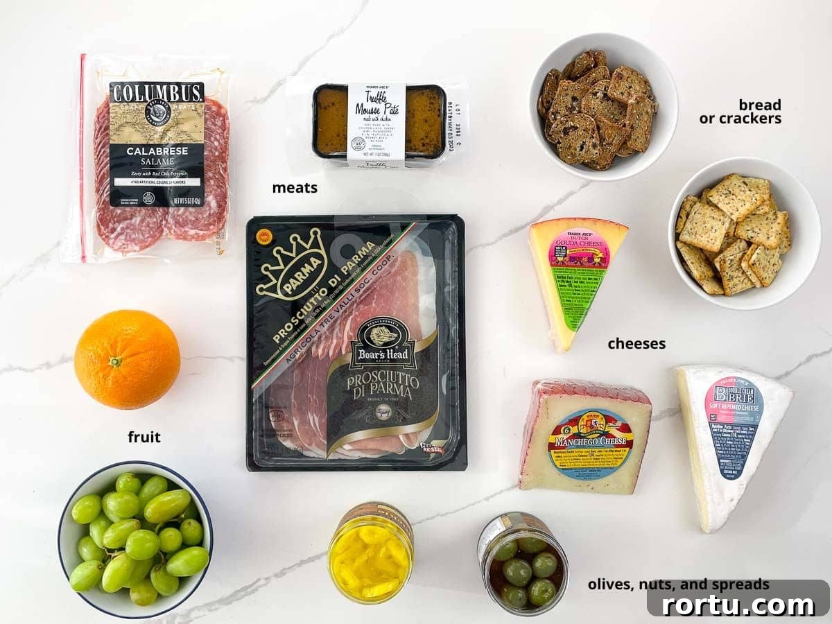 ingredients in bowls