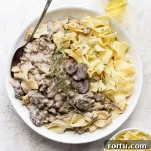Classic Ground Beef Stroganoff Recipe — Quick Comfort Dinner 2 ground beef stroganoff