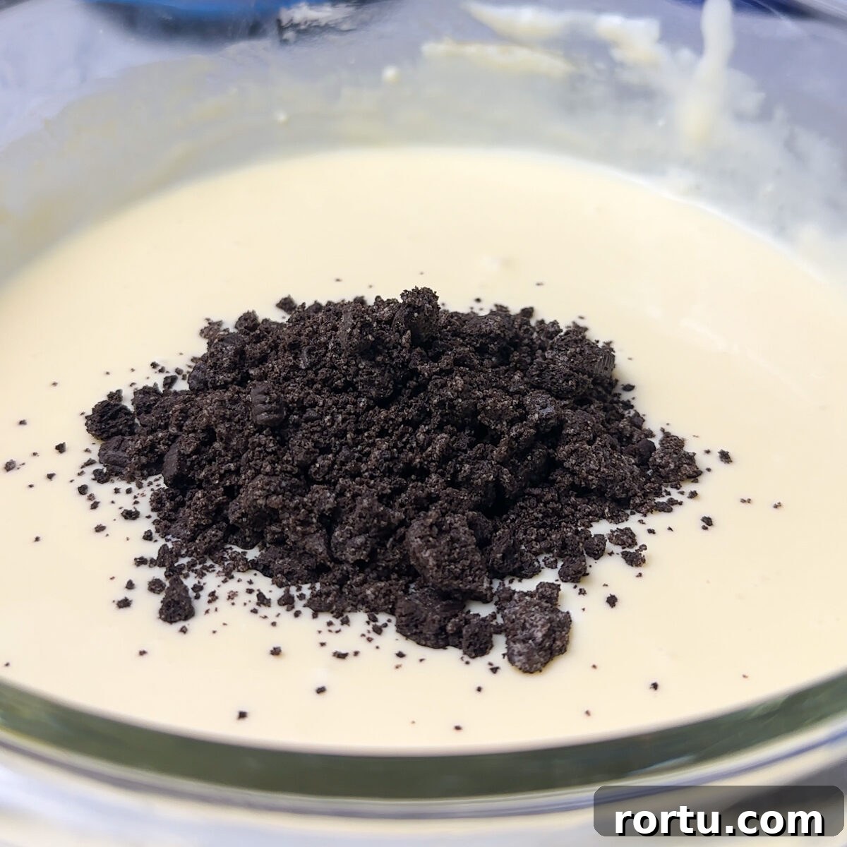 Fold in the Oreos!