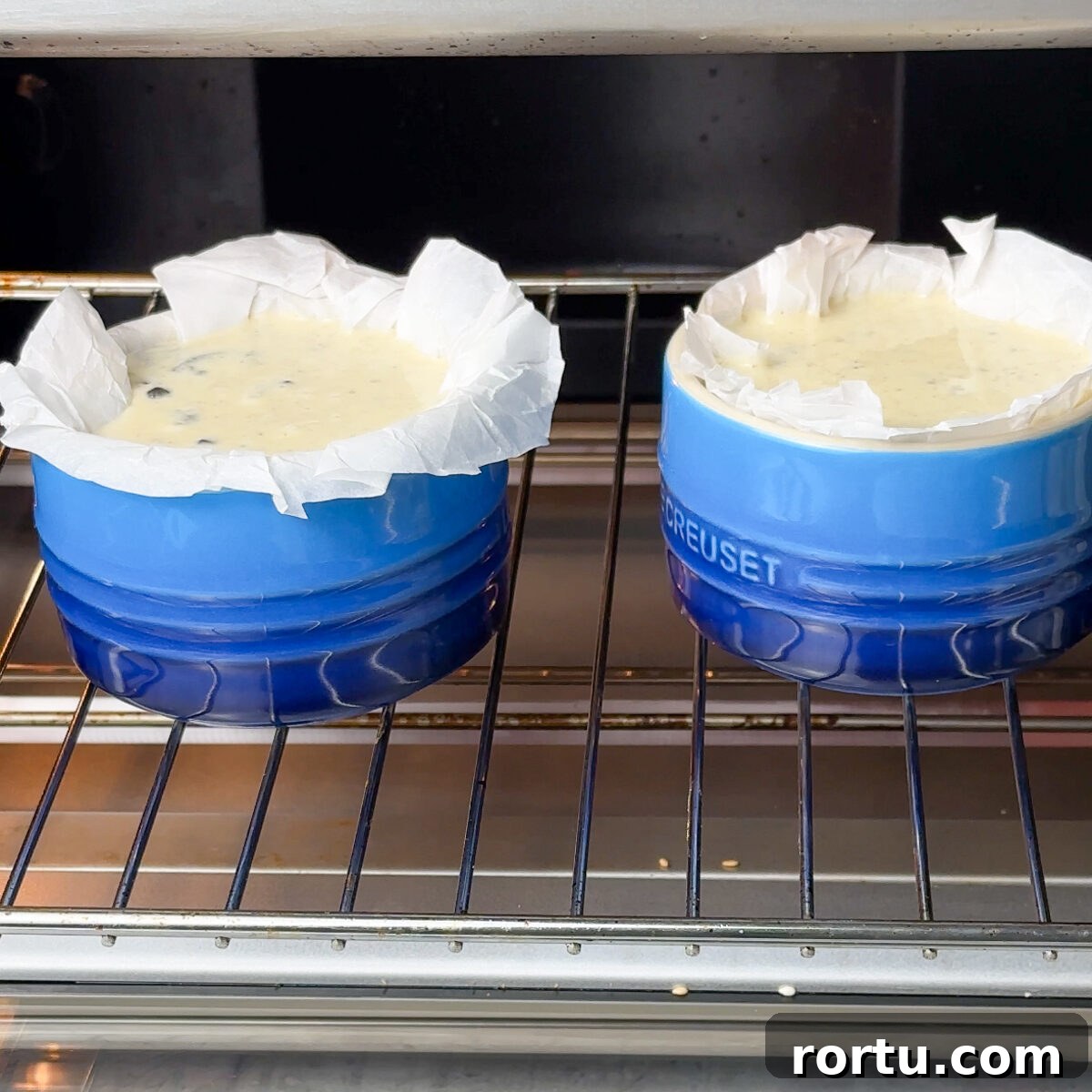 Bake for 18 minutes!