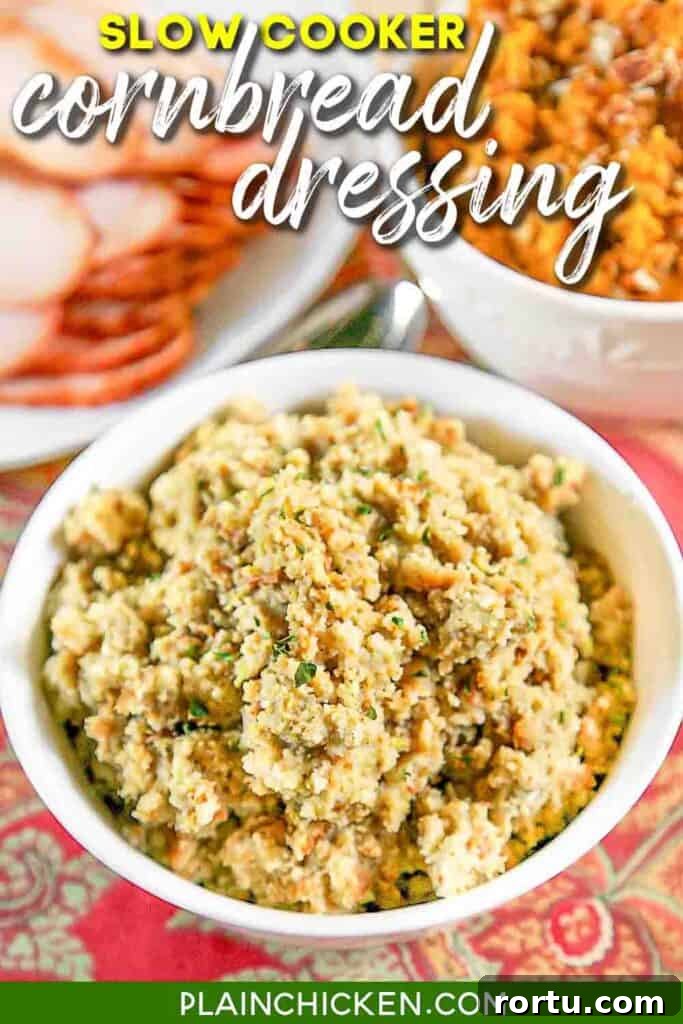 bowl of cornbread dressing