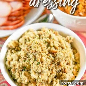 bowl of cornbread dressing