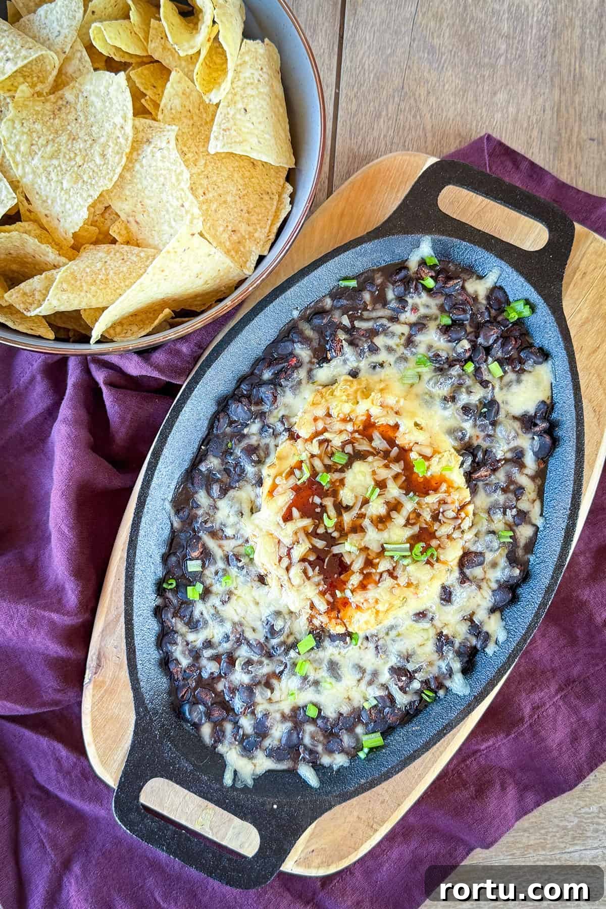 Raspberry Chipotle Bean Dip.
