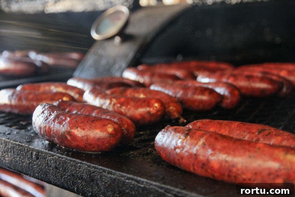 signature Stiles Switch smoked sausage links