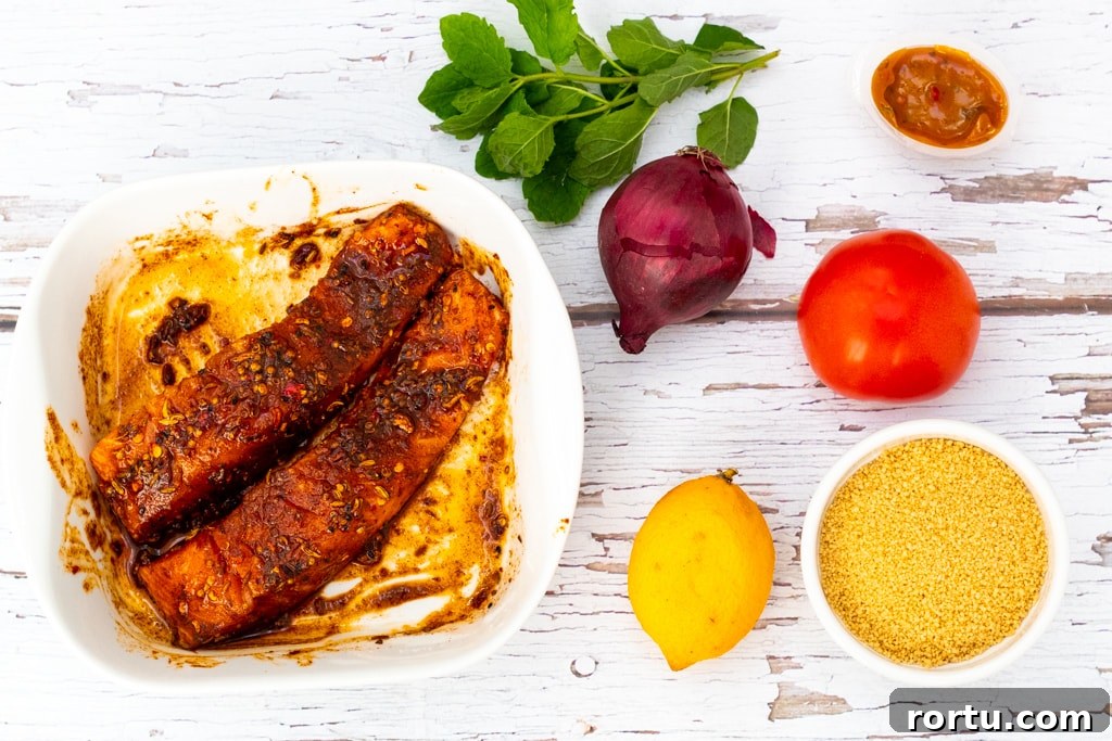 Moroccan-Spiced Salmon: Quick Midweek Dinner Recipe 4 Ingredients for Moroccan spiced salmon