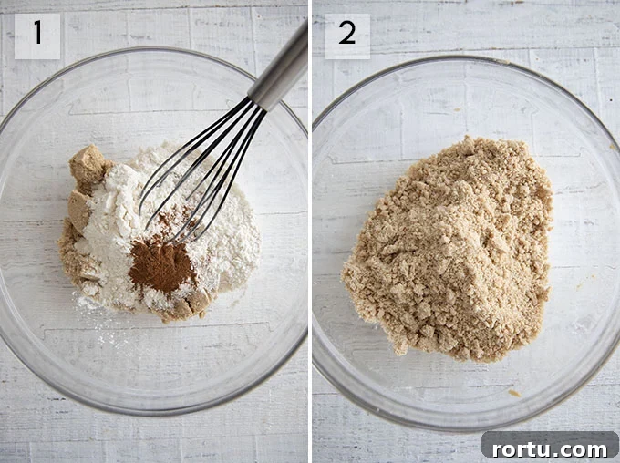 how to make streusel topping for muffins