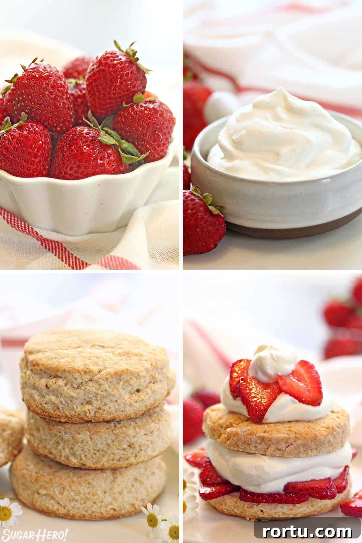 Grown-Up Strawberry Shortcake | From SugarHero.com Grown-Up Strawberry Shortcake | From SugarHero.com