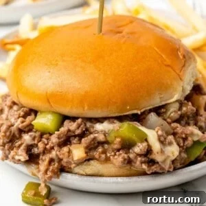 Philly Cheesesteak Sloppy Joes Recipe — Savory Sandwich Twist 11 Philly Cheesesteak Sloppy Joes