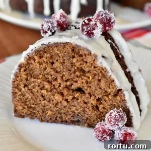 Maple-Glazed Gingerbread Bundt Cake Recipe for Holiday Baking 14 Gingerbread Bundt Cake recipe.