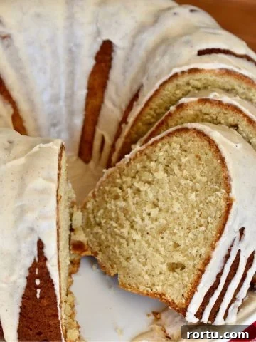 Eggnog Bundt Cake recipe.