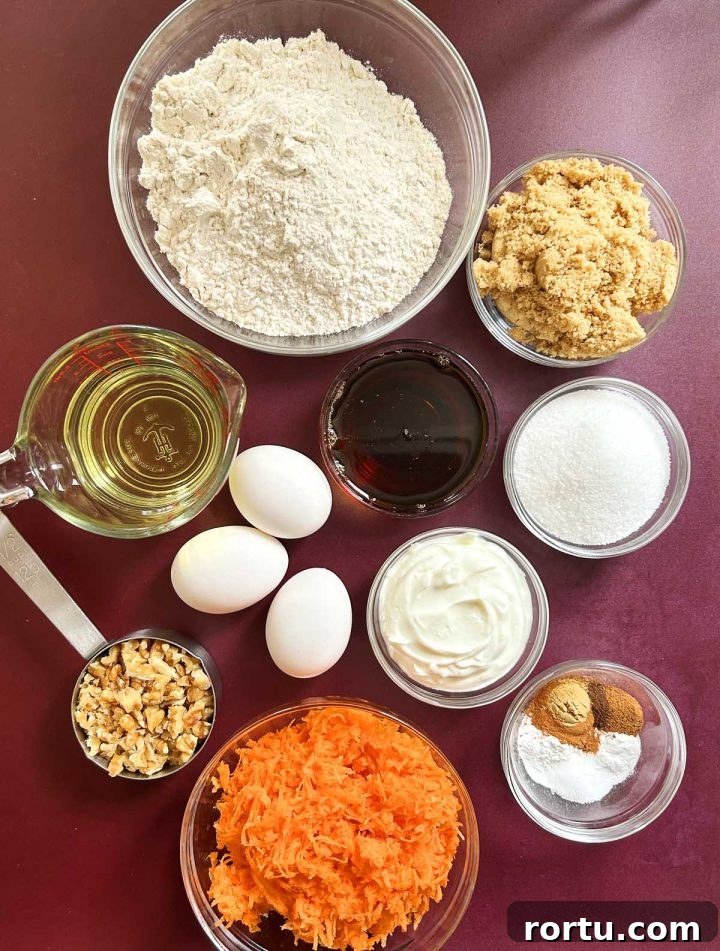 Ultimate Carrot Cake with Light Fluffy Cream Cheese Frosting 6 best carrot cake ingredients