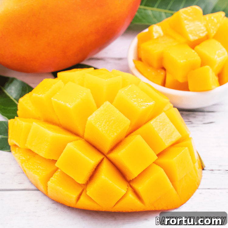 cut mango
