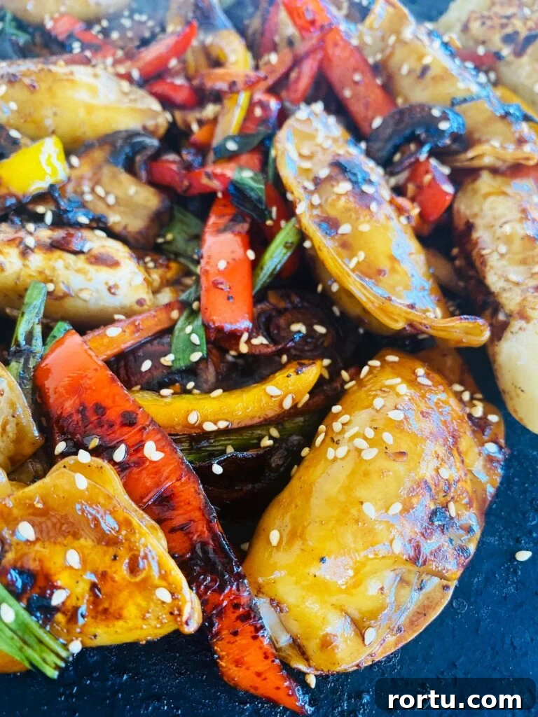 Japanese BBQ Chicken Recipe — Yakitori-Style Grilled Chicken 10 Blackstone Potsticker Veggie Stir Fry