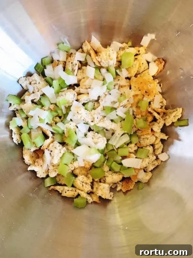 carbquik with celery and onion