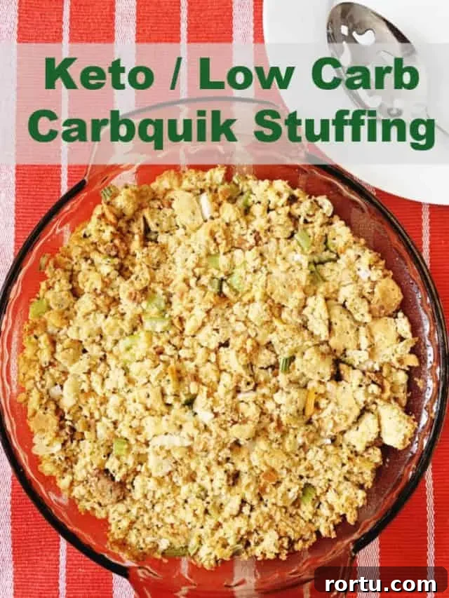 keto thanksgiving stuffing pin