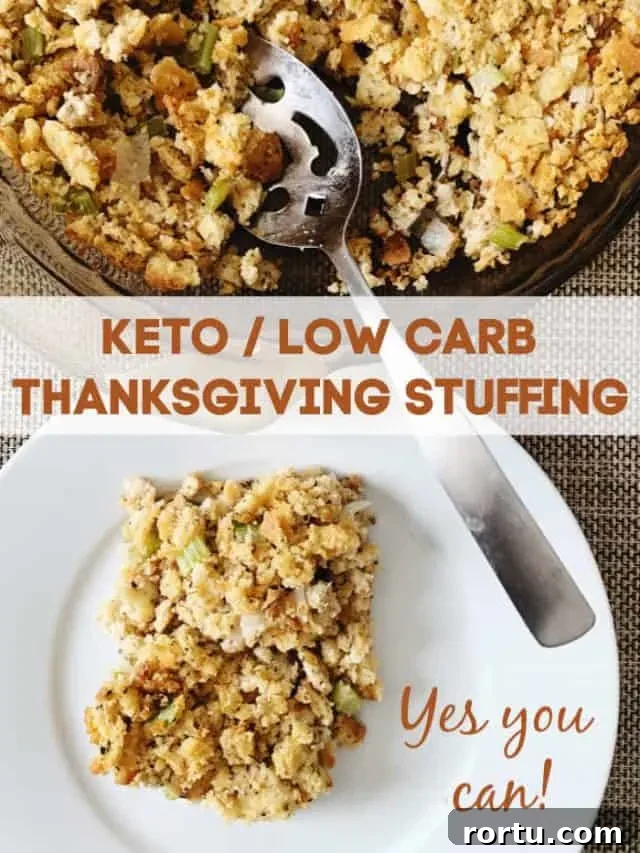 erving of keto carbquik stuffing pin