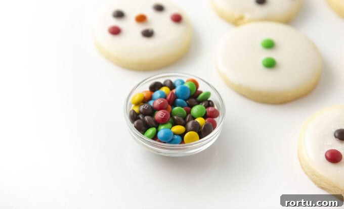 bowl of mini M&M's